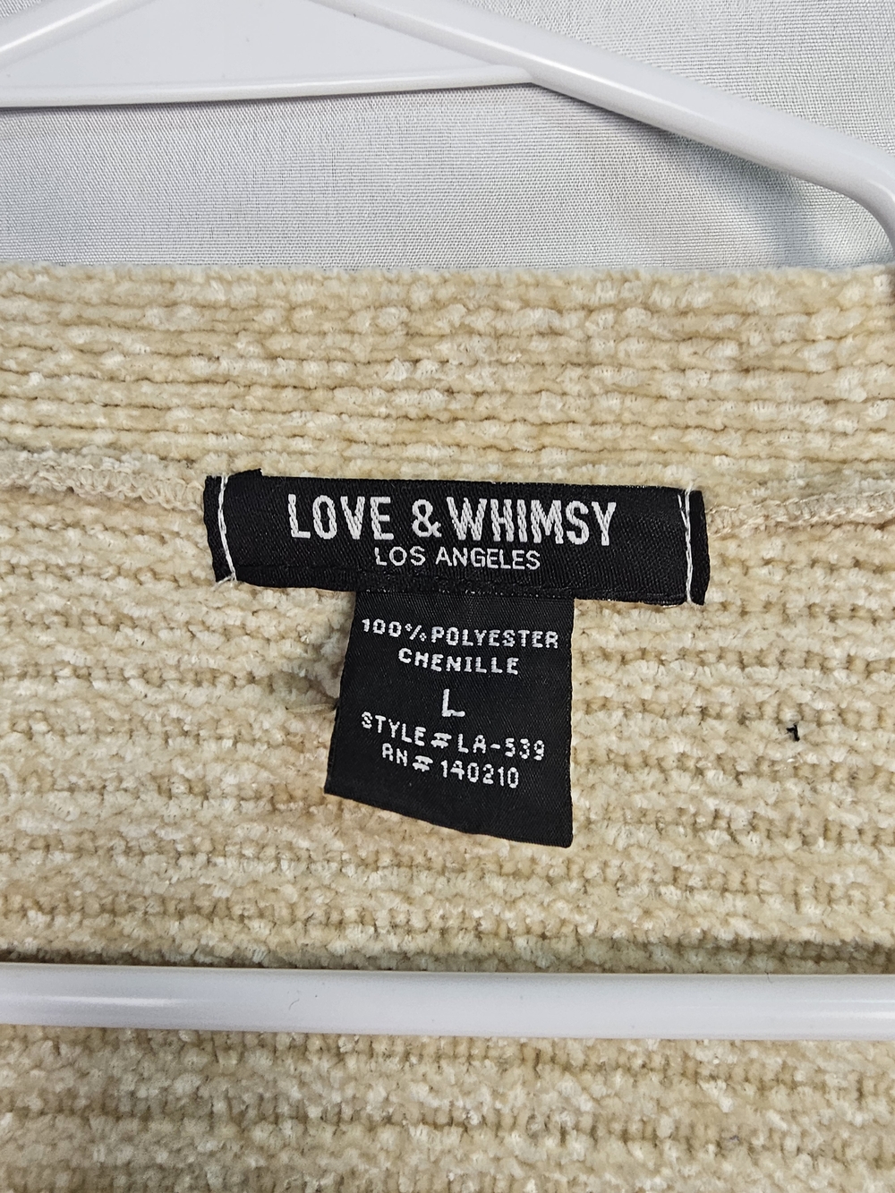 Cozy Cream Open-Front Ribbed Cardigan - Picture 3 of 4